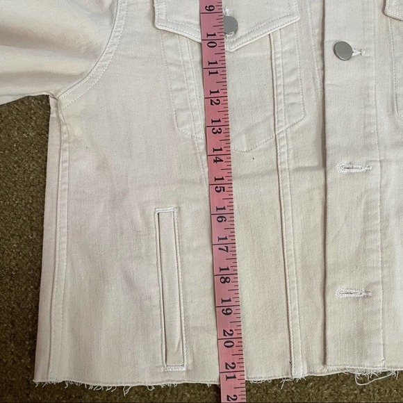 Rebel Wilson Raw Hem Cropped Jacket 1X - Picture 8 of 8